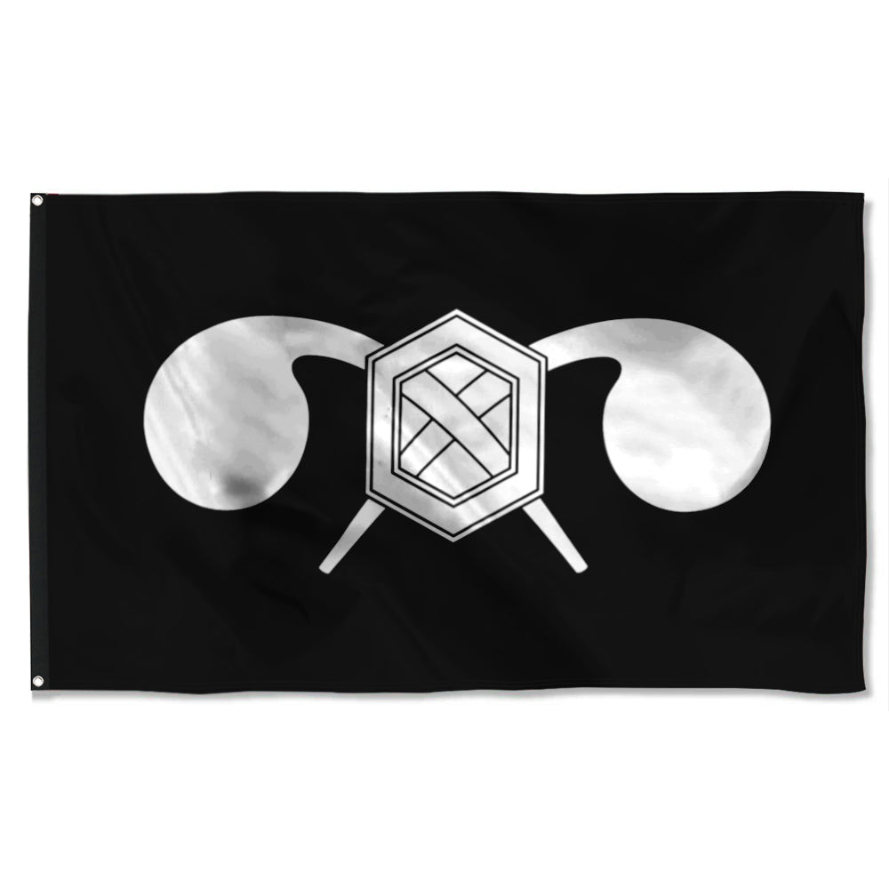Fyon Chemical Corps Black And White Flag Indoor and outdoor banner