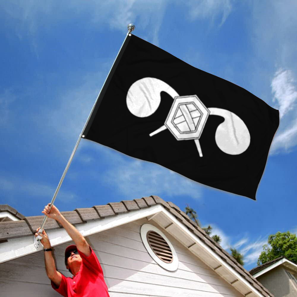 Fyon Chemical Corps Black And White Flag Indoor and outdoor banner