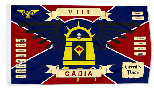 Fyon Warhammer 40k Cadia Flag Indoor and outdoor banner 32822