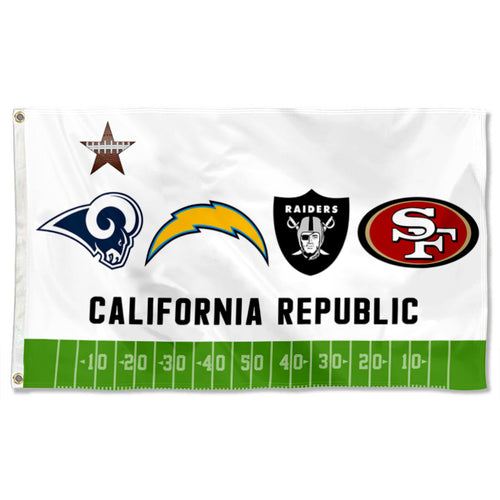 Fyon California Republic Football Team Memorable Flag Banner