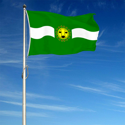 Fyon Camuy, Puerto Rico flag banner