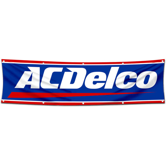 Fyon Car Moto Parts Garage Shop Decor Banner Works for ACDelca Flag 2x8 Feet