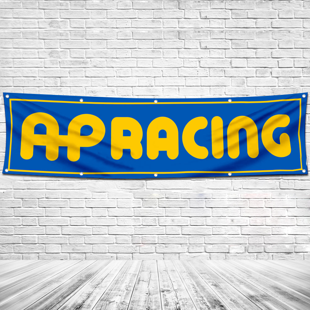 Fyon Car Motor Brake and clutch systems Garage Shop Decor Banner Works for AP Racing Flag 2x8 Feet
