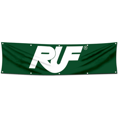 Fyon Car Motor Garage Shop Decor Banner Works for RUF Automobile Flag 2x8 Feet
