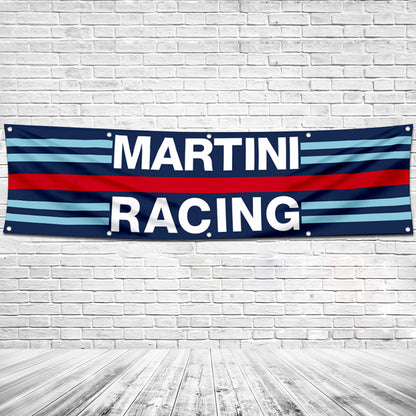 Fyon Car Motor Garage Workshop Banner Work for Martini Racing Flag 2x8 Feet