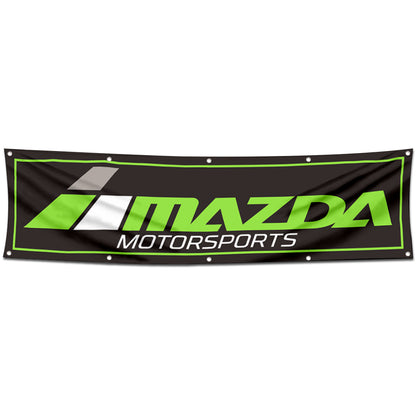 Fyon Car Motor Garage Workshop Banner Work for Mazda Flag 2x8 Feet