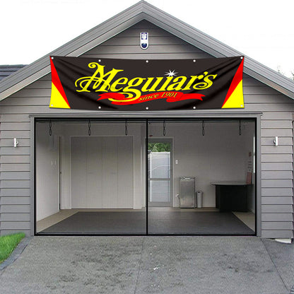Fyon Car Motor Garage Workshop Banner Work for Meguiars Flag 2x8 Feet