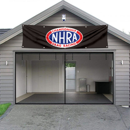 Fyon Car Motor Garage Workshop Banner Work for NHRA Flag 2x8 Feet
