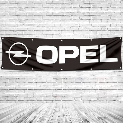 Fyon Car Motor Garage Workshop Banner Work for Opel Flag 2x8 Feet