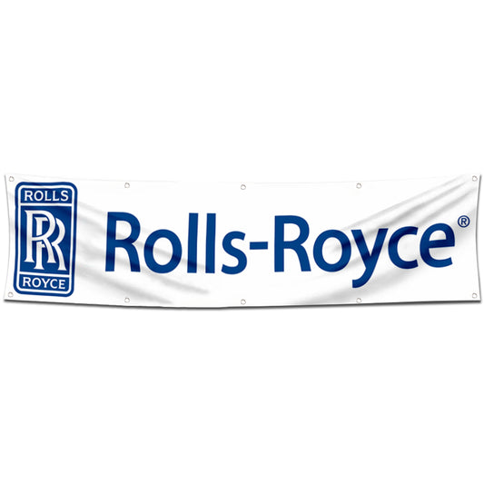 Fyon Car Motor Garage Workshop Banner Work for Rolls-Royce Flag 2x8 Feet