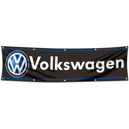 Fyon Car Motor Garage Workshop Banner Work for Volkswagen Flag 2x8 Feet