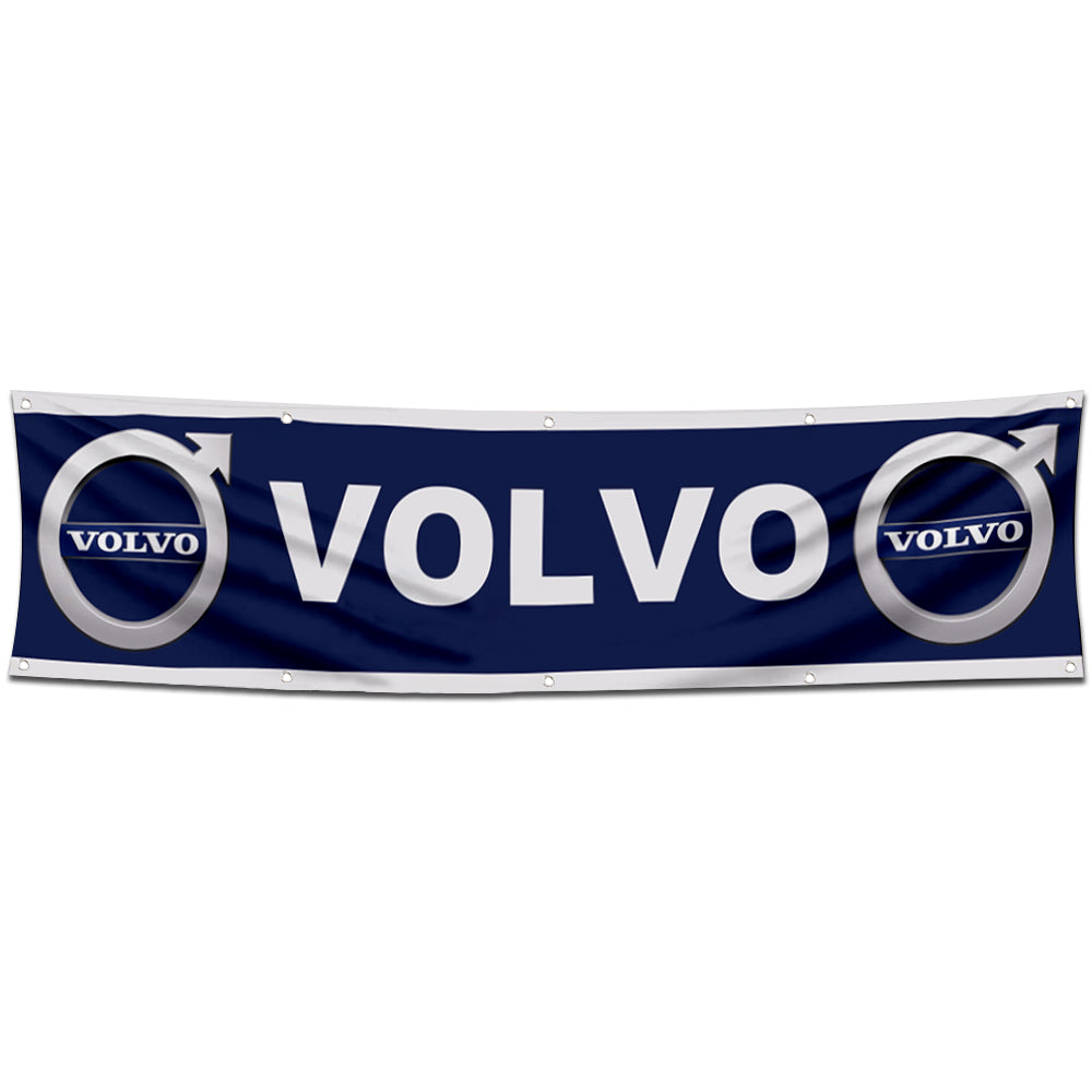 Fyon Car Motor Garage Workshop Banner Work for Volvo Flag 2x8 Feet