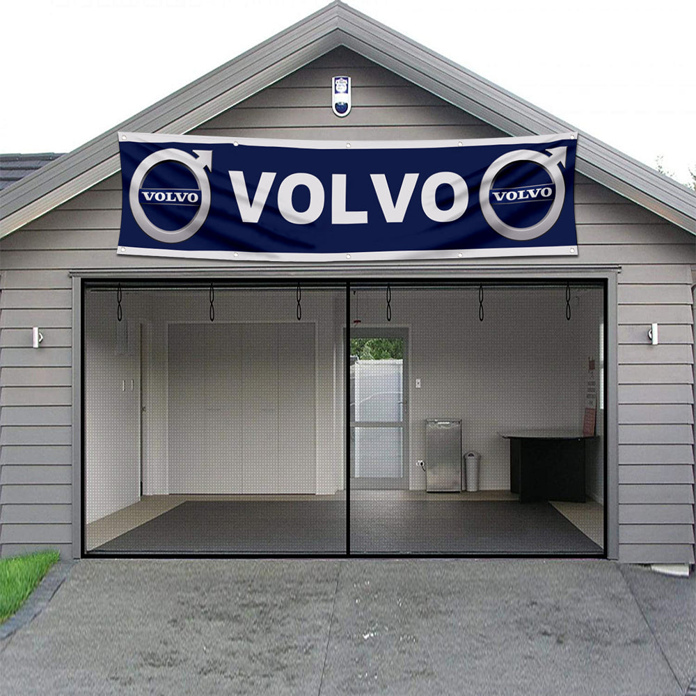 Fyon Car Motor Garage Workshop Banner Work for Volvo Flag 2x8 Feet