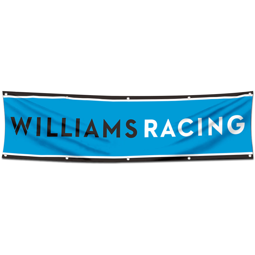 Fyon Car Motor Garage Workshop Banner Work for Williams Racing Flag 2x8 Feet