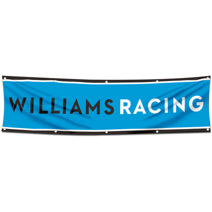Fyon Car Motor Garage Workshop Banner Work for Williams Racing Flag 2x8 Feet