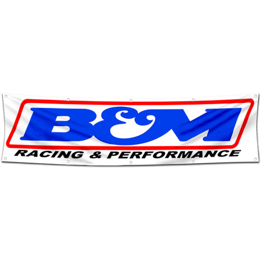 Fyon Car Motor Garage shop Decor Banner Works for BEM Racing Flag 2x8 Feet
