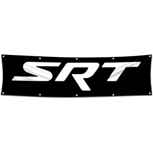 Fyon Car Motor Garage shop Decor Banner Works for Dodge SRT Flag 2x8 Feet
