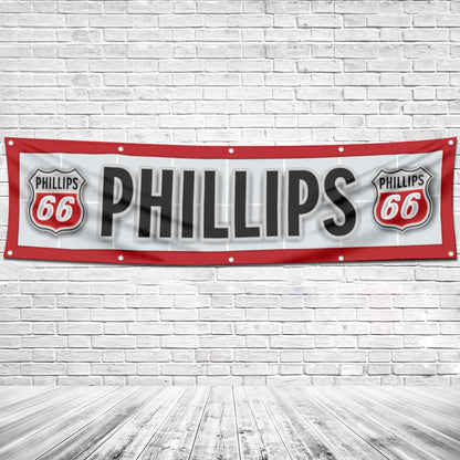 Fyon Car Motor Oil Garage Workshop Banner Works for Phillips Flag 2x8 Feet