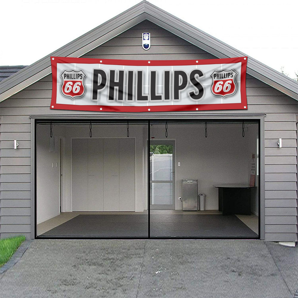 Fyon Car Motor Oil Garage Workshop Banner Works for Phillips Flag 2x8 Feet