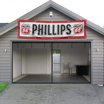 Fyon Car Motor Oil Garage Workshop Banner Works for Phillips Flag 2x8 Feet