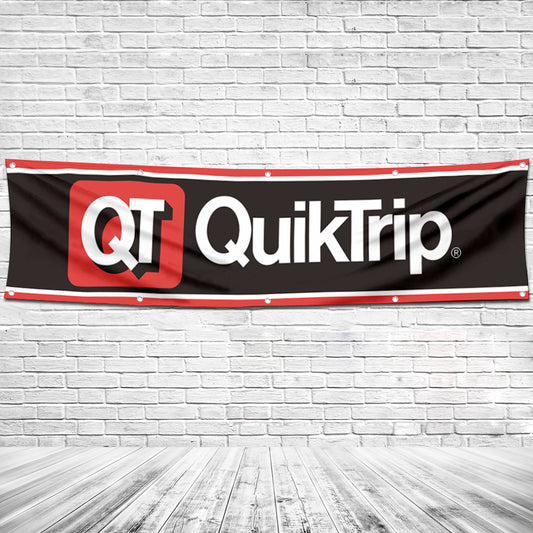 Fyon Car Motor Oil Gas Garage Workshop Banner Works for Quicktrip Flag 2x8 Feet