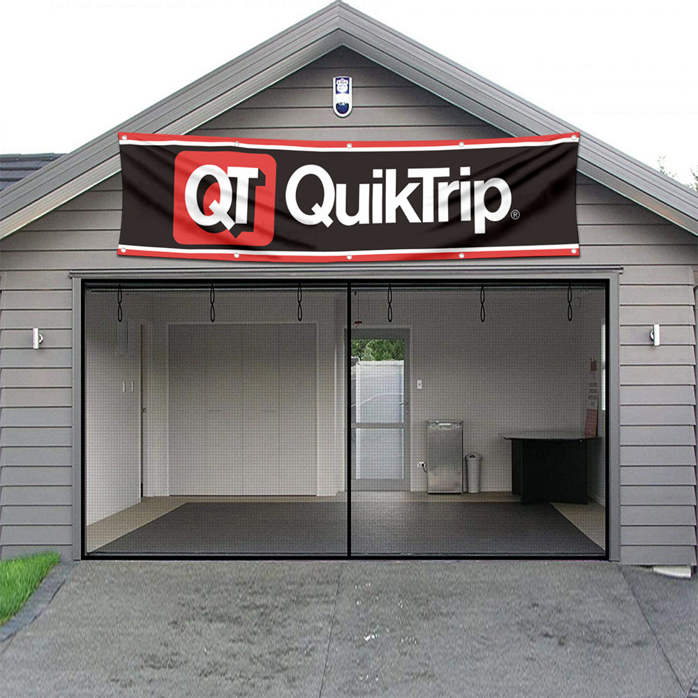 Fyon Car Motor Oil Gas Garage Workshop Banner Works for Quicktrip Flag 2x8 Feet