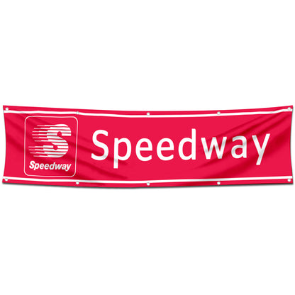 Fyon Car Motor Oil Gas Garage Workshop Banner Works for Speedway Flag 2x8 Feet