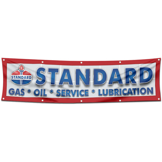 Fyon Car Motor Oil Gas Garage Workshop Banner Works for Standard Flag 2x8 Feet
