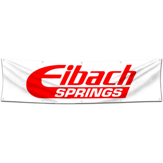 Fyon Car Motor Parts Garage Shop Decor Banner Works for Eibach Flag 2x8 Feet