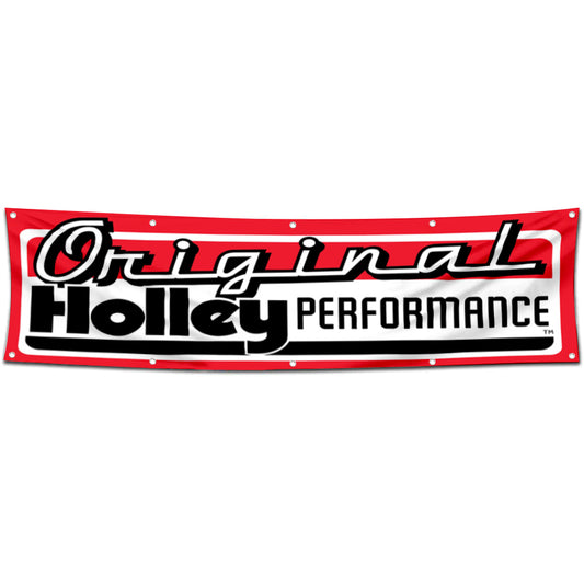 Fyon Car Motor Parts Garage Shop Decor Banner Works for Holley Flag 2x8 Feet