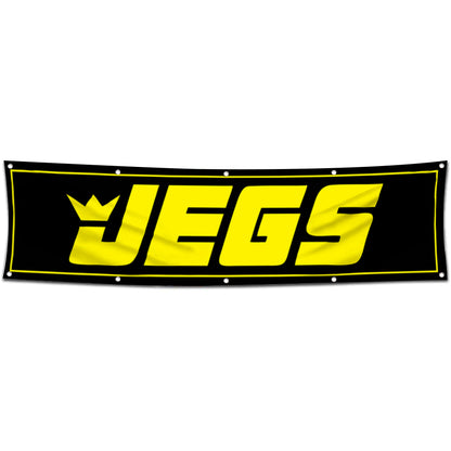Fyon Car Motor Parts Garage Shop Decor Banner Works for Jegs Flag 2x8 Feet