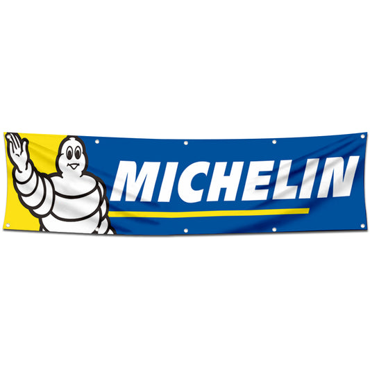 Fyon Car Motor Tires Garage Workshop Banner Works for Michelin Flag  2x8 Feet