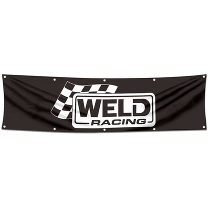 Fyon Car Motor Wheels Garage Shop Decor Banner Works for Weld Racing  Flag 2x8 Feet