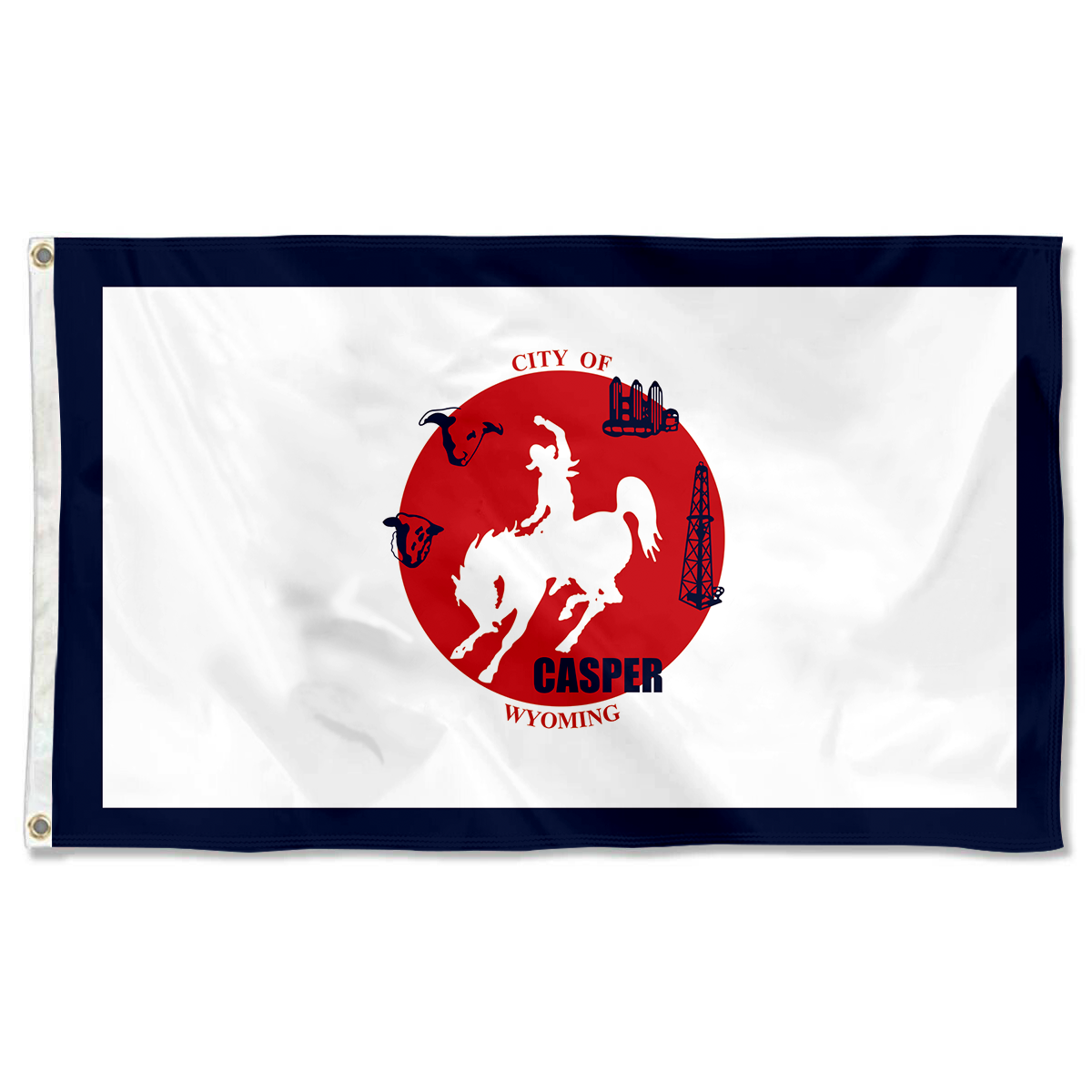 Fyon Casper, Wyoming flag Banner