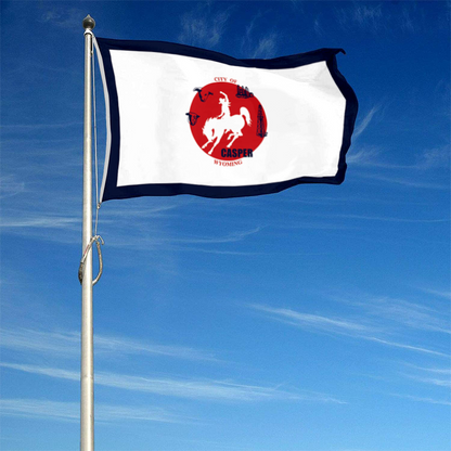 Fyon Casper, Wyoming flag Banner
