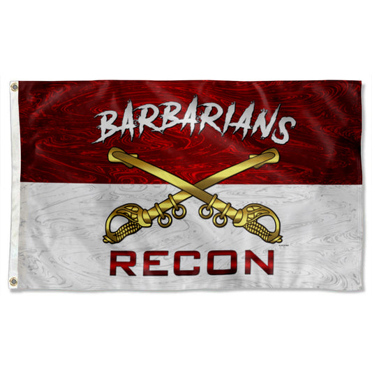 Fyon Cavalry Barbarians Recon Flag Indoor and outdoor banner
