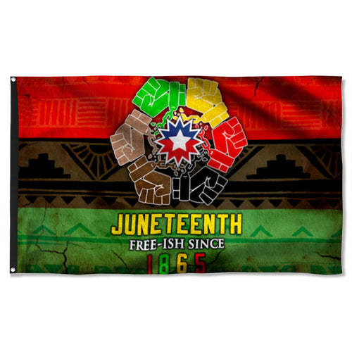 Fyon Celebrate Juneteenth African Flag 41714 Indoor and outdoor banner