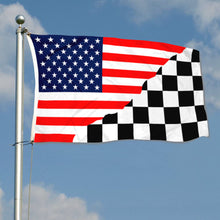 Fyon Checkered Nascar Racing Flag Indoor and Outdoor Banner