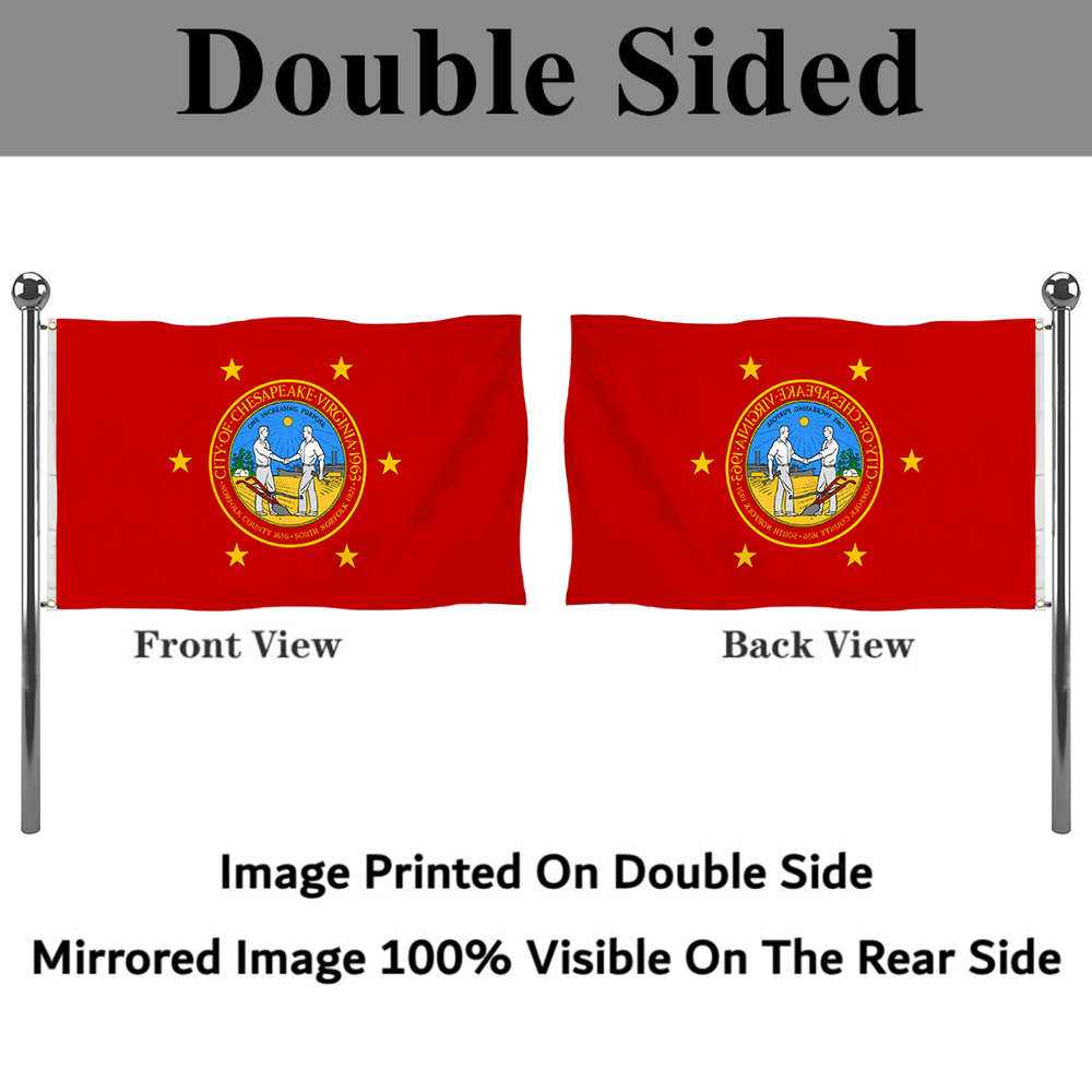 Fyon Chesapeake, Virginia flag Banner