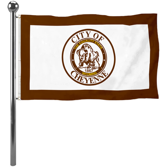 Fyon Cheyenne, Wyoming flag  Banner