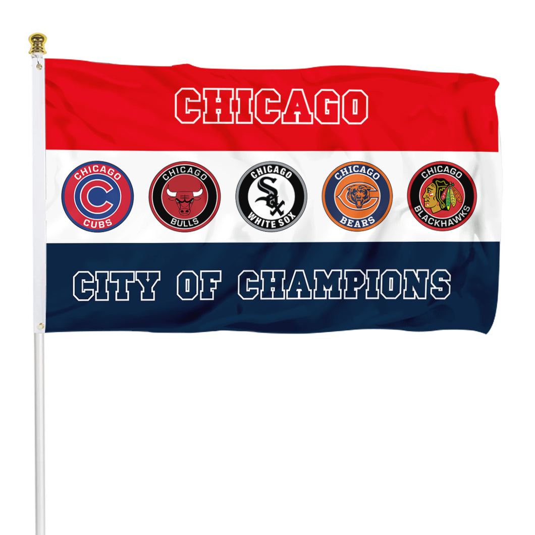 Chicago Bears Chicago Bulls Chicago Cubs Chicago City Of Champions