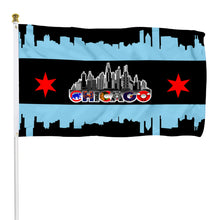 Fyon Chicago Cubs White Sox Bears Blackhawks Room Flag Banner