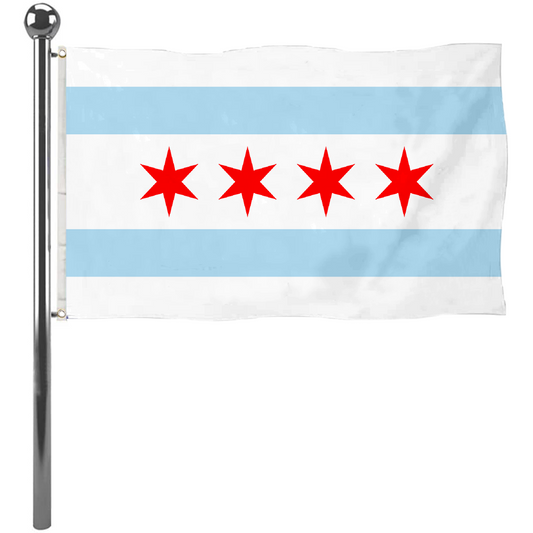 Fyon Chicago, Illinois flag Banner