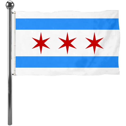 Fyon Chicago, Illinois flag (1933–1939) flag Banner