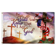 Fyon Christian Cross. Be Still And Know That I Am God Flag 41002 Indoor and outdoor banner