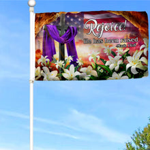 Fyon Christian Cross. My God. He Has been raised. Easter Day American Flag 41003  Indoor and outdoor banner