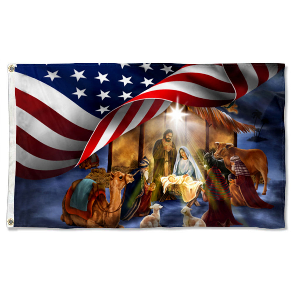 Fyon Christmas Nativity Of Jesus Flag  41334 Indoor and outdoor banner
