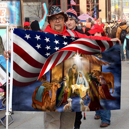 Fyon Christmas Nativity Of Jesus Flag  41334 Indoor and outdoor banner