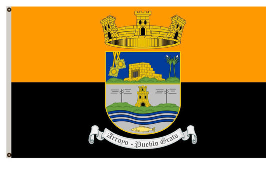 Coat of Arms of Arroyo banner landscape flag