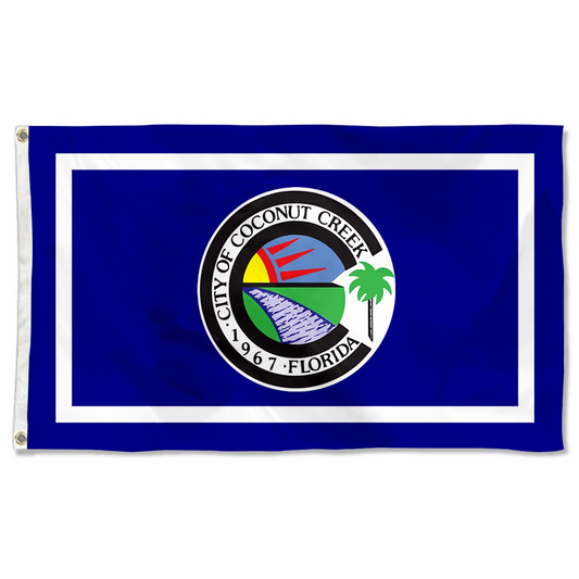 Fyon Coconut Creek, Florida flag Banner
